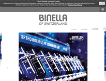 Tablet Screenshot of binella.com